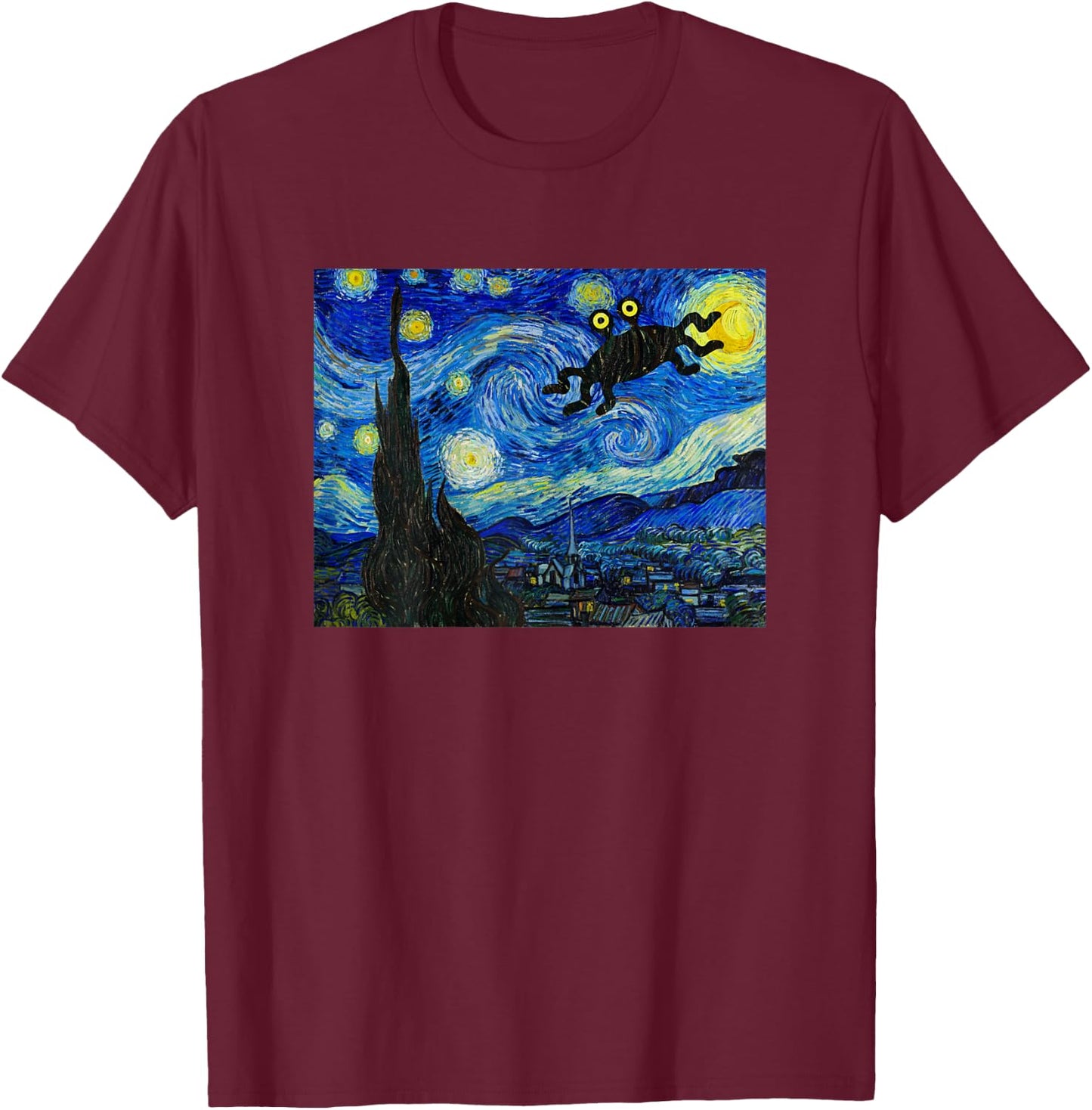 FSM Flying Spaghetti Monster Pastafarian Atheist Gift T-Shirt - T-Shirt | Maroon