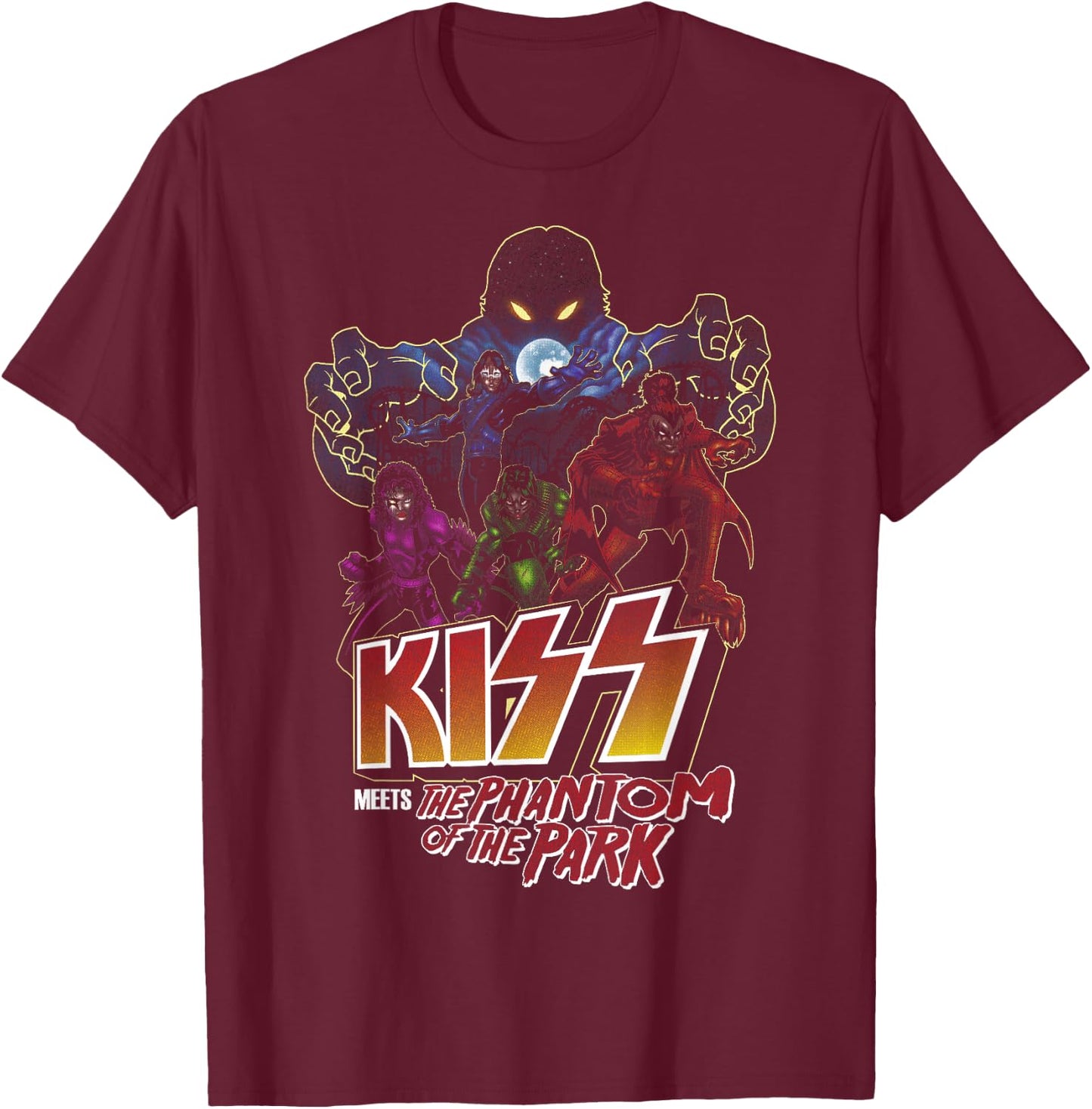 KISS - The Phantom of the Park T-Shirt - T-Shirt | Maroon