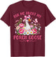 Funny Goose Lovers Graphic Ask Me About My Porch Goose T-Shirt - T-Shirt | Maroon