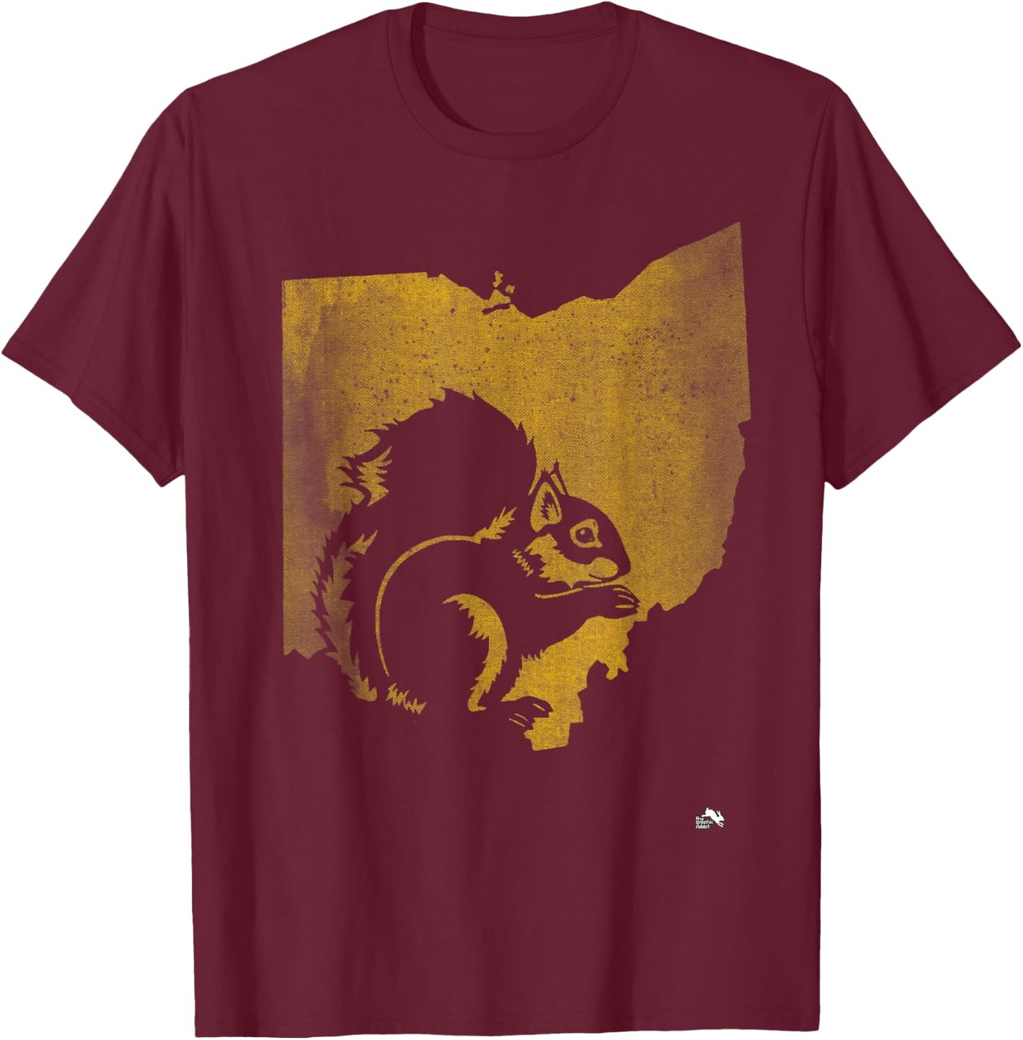 Black Squirrel T-Shirt - T-Shirt | Maroon