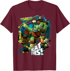 Teenage Mutant Ninja Turtles Beat This T-Shirt - T-Shirt | Maroon