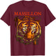 Massillon, Sports, Football, Baseball, Basketball. Tigers T-Shirt - T-Shirt | Maroon