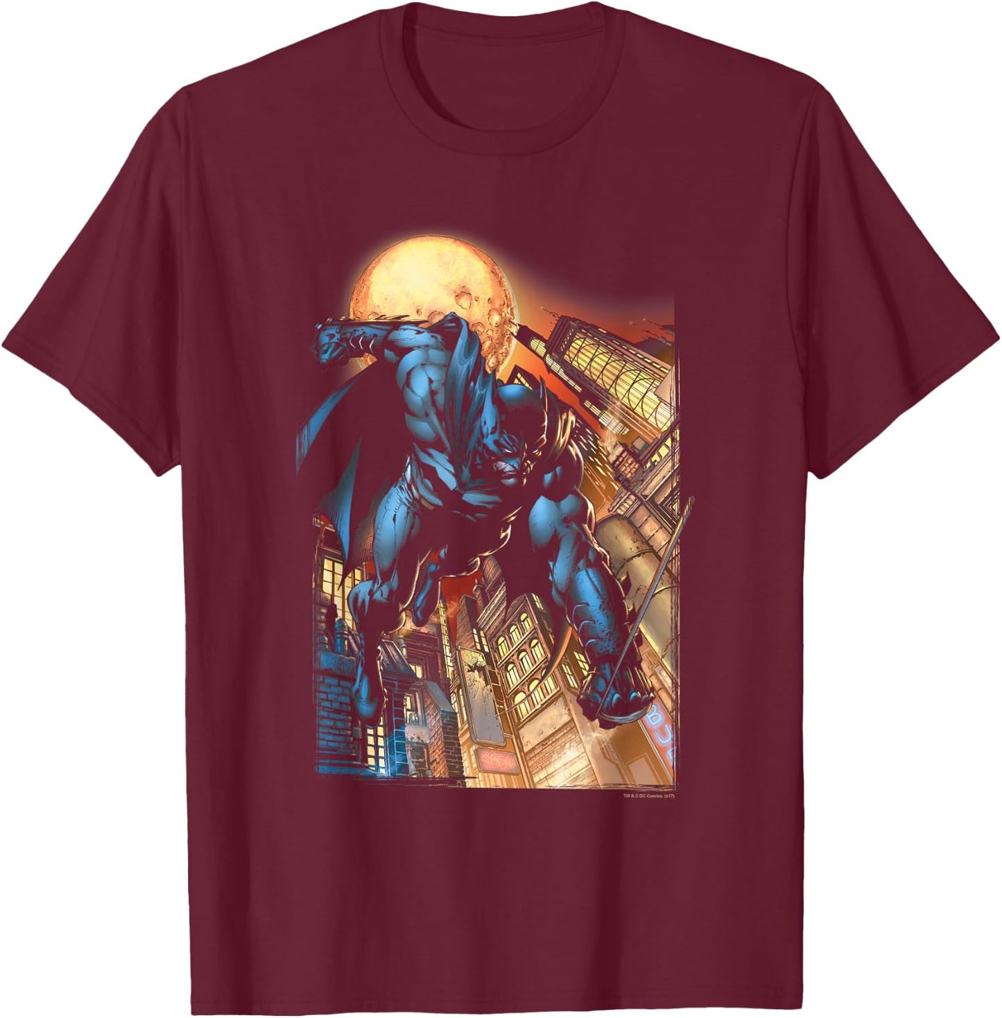 Batman The Dark Knight #1 T Shirt T-Shirt - T-Shirt | Maroon