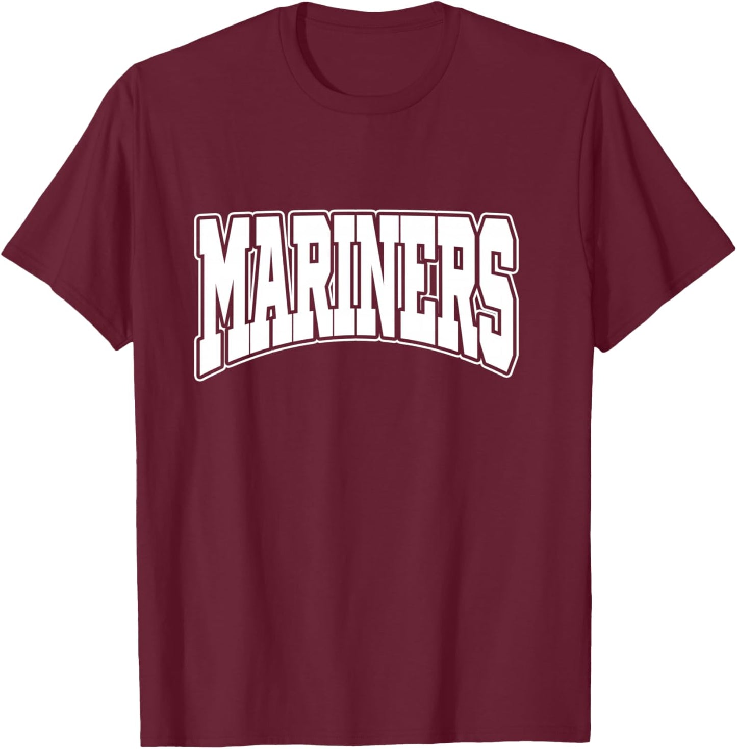 Vintage Mariners Athletic Sports Men Women T-Shirt - T-Shirt | Maroon
