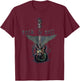 Rock and Roll Guitar product T-Shirt - T-Shirt | Maroon