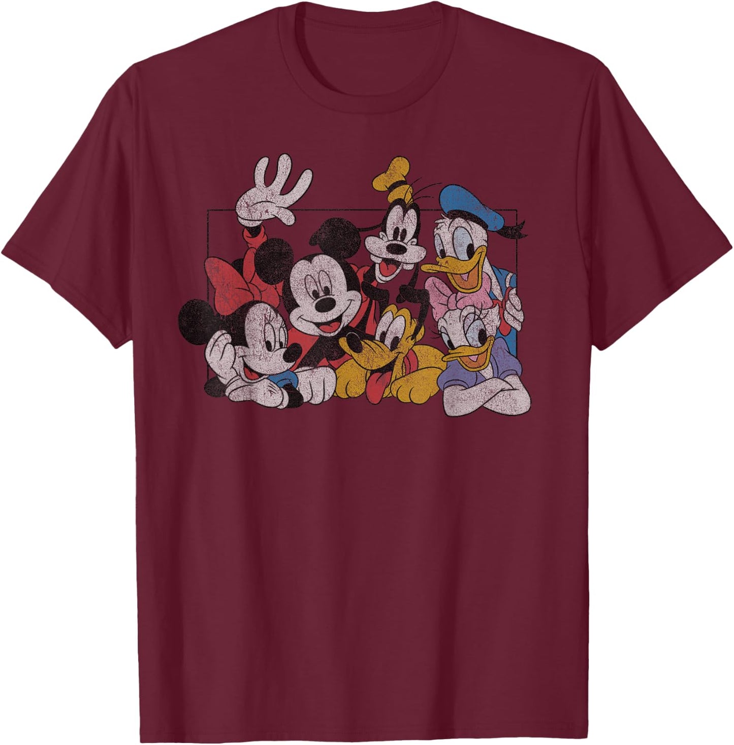 Disney - Mickey and the Gang T-Shirt - T-Shirt | Maroon