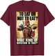 Marvel Deadpool to Eat Or Not to Eat Graphic T-Shirt - T-Shirt | Maroon