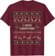 I Hate Christmas Ugly Sweater for Christmas Haters T-Shirt - T-Shirt | Maroon