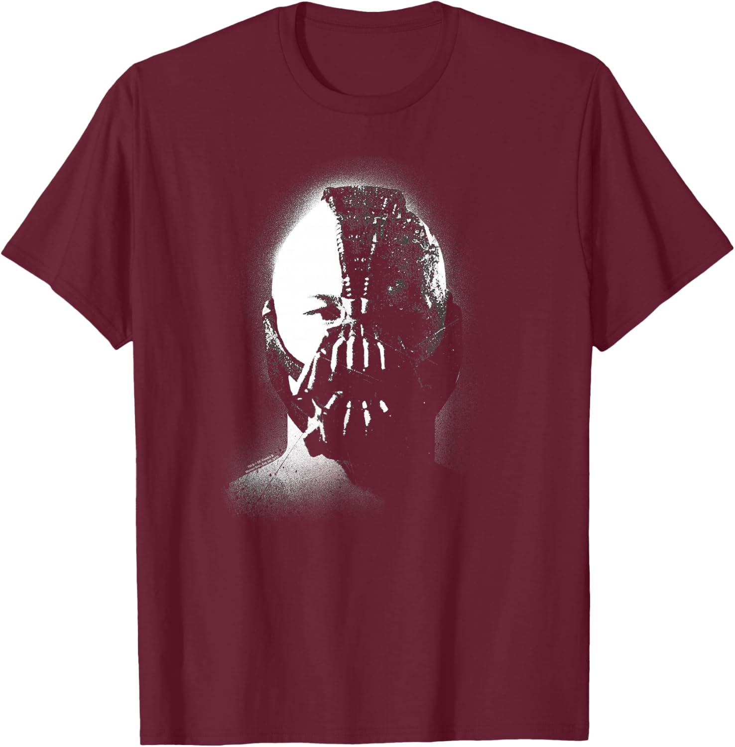 Batman Dark Knight Rises Bane T-Shirt - T-Shirt | Maroon