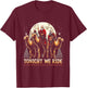 Tonight We re Ride Christmas 3 Wise Men Camel Ride Christian T-Shirt - T-Shirt | Maroon