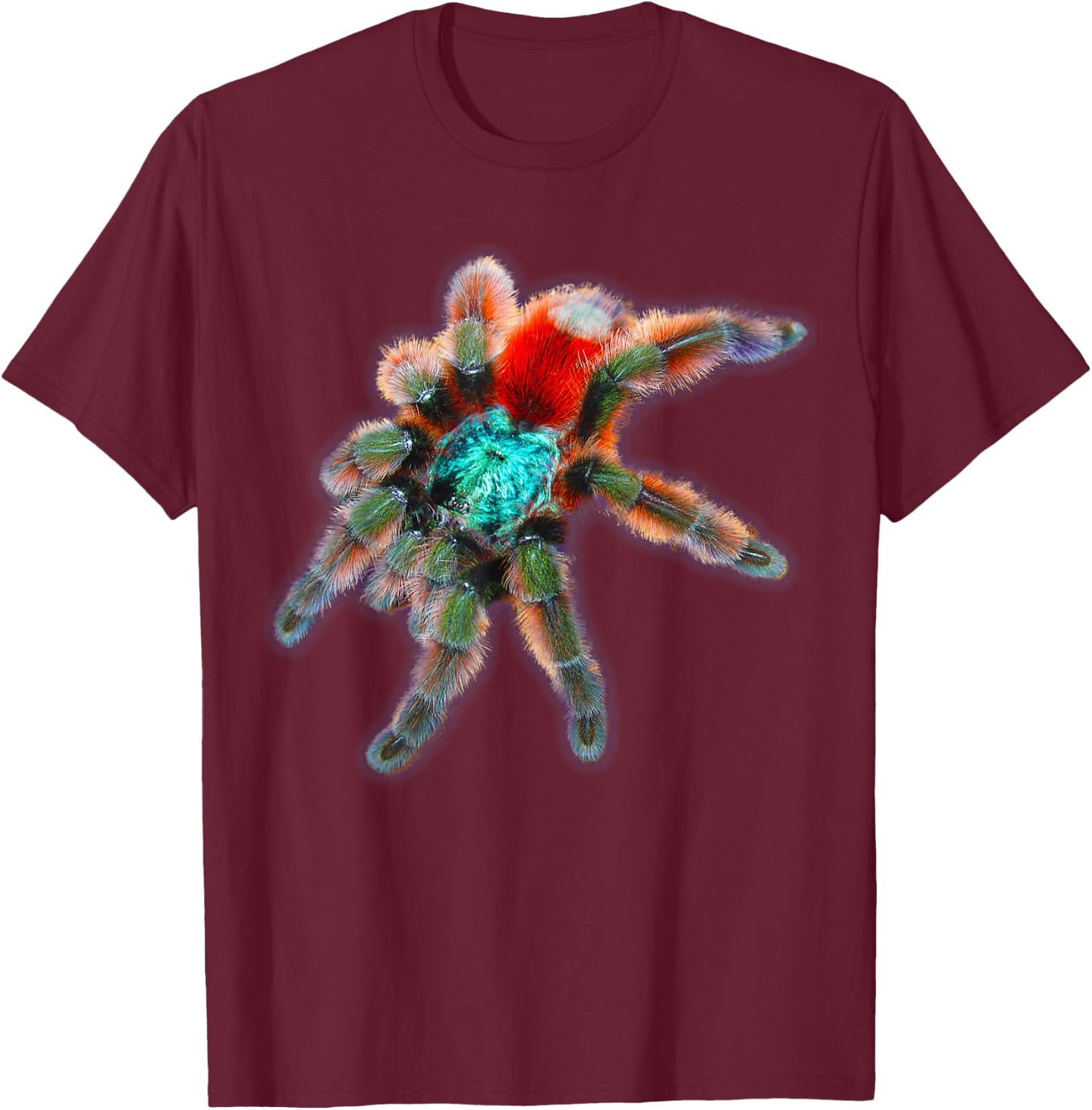 Tarantula Colorful Spider Antilles Pinktoe T-Shirt - T-Shirt | Maroon