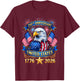 250 Years 1776-2026 American 250th 4th of July Anniversary T-Shirt - T-Shirt | Maroon
