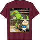 Reptar and Tommy Jurassic Park T-Shirt - T-Shirt | Maroon