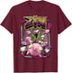 Nickelodeon Invader Zim Rubber Piggy Army T-Shirt - T-Shirt | Maroon