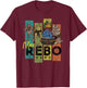 Star Wars Aliens Max Rebo Band Vintage Concert T-Shirt - T-Shirt | Maroon