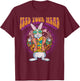 LyricVerse - WHITE RABBIT BY GRACE SLICK T-Shirt - T-Shirt | Maroon