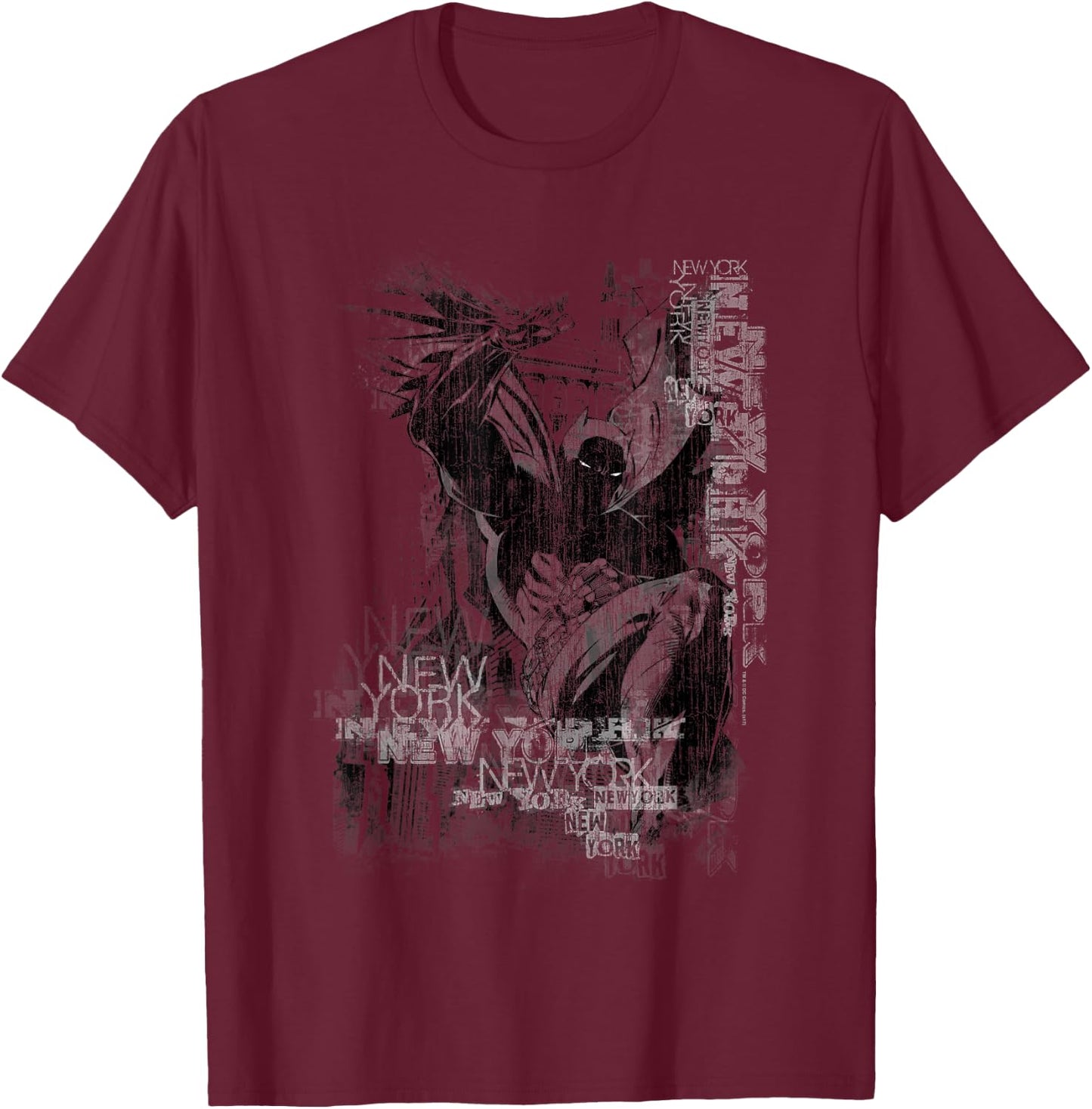 Batman The Knight Life T Shirt T-Shirt - T-Shirt | Maroon