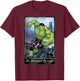 Marvel Strongest Avenger Incredible Hulk Graphic T-Shirt - T-Shirt | Maroon