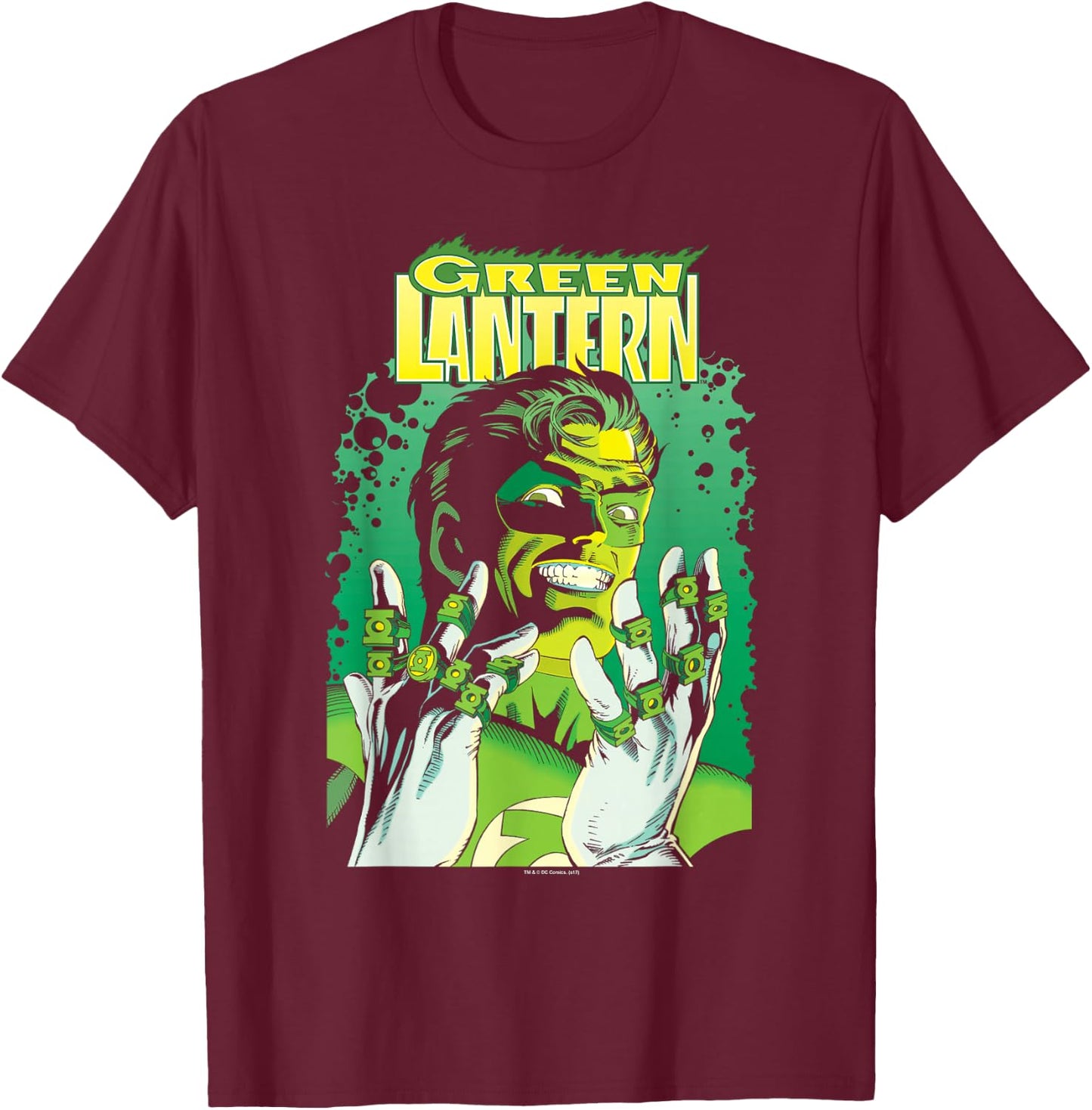 Green Lantern #49 Cover T-Shirt - T-Shirt | Maroon