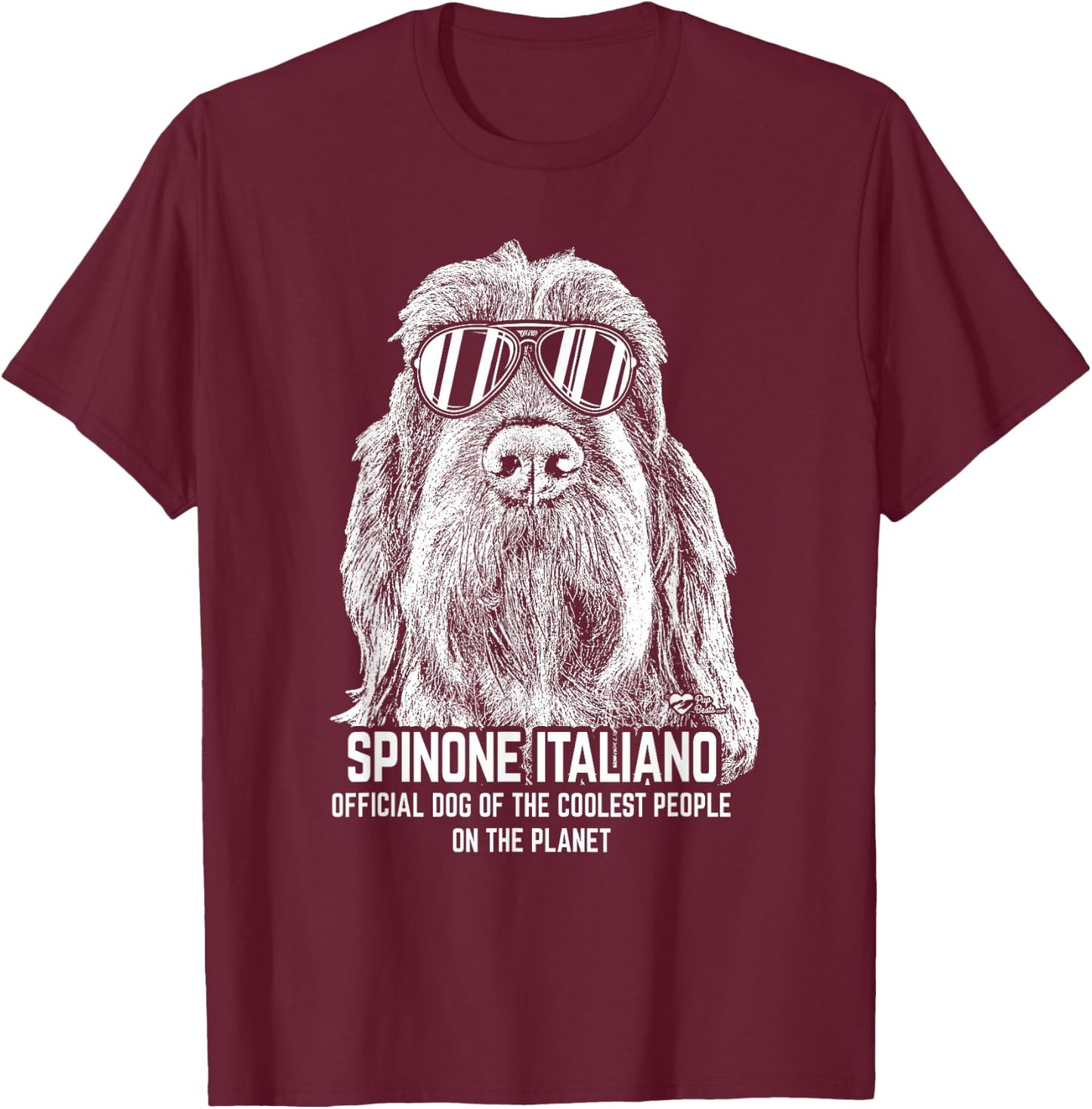 Italian Spinone Official Dog of the Coolest T-Shirt - T-Shirt | Maroon