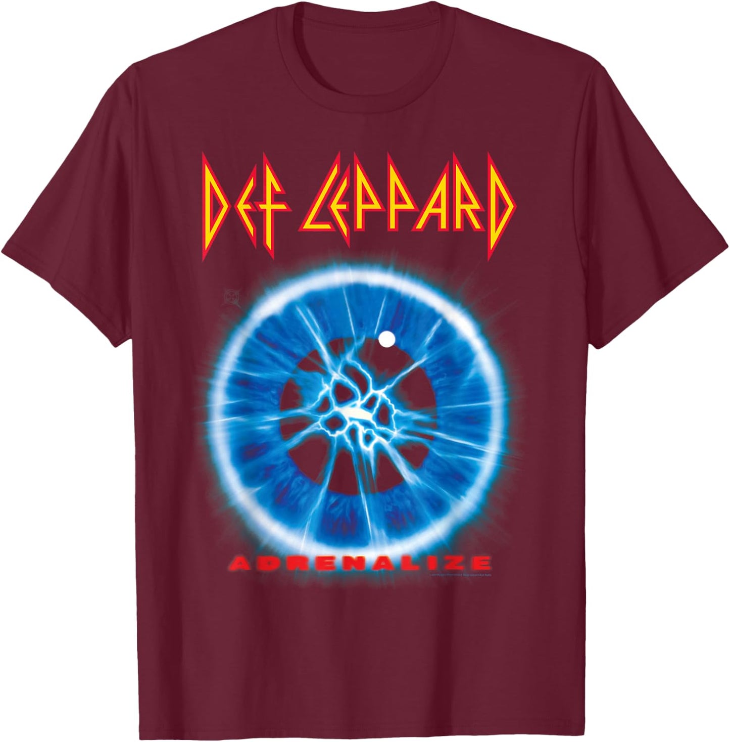 Def Leppard - Adrenalize T-Shirt - T-Shirt | Maroon