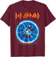 Def Leppard - Adrenalize T-Shirt - T-Shirt | Maroon