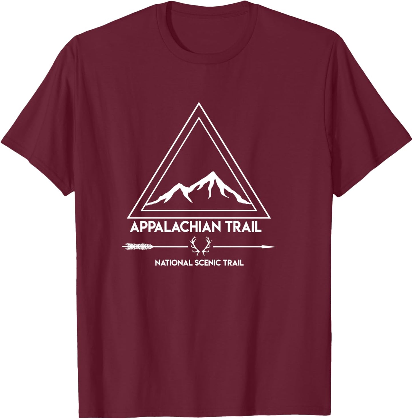 Appalachian Trail Vintage Retro Shirt Eastern United States T-Shirt - T-Shirt | Maroon