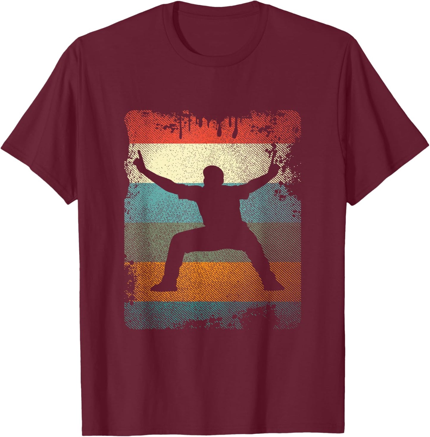 Vintage Baseball Umpire Retro Baseball Fan Shirt Gift T-Shirt - T-Shirt | Maroon