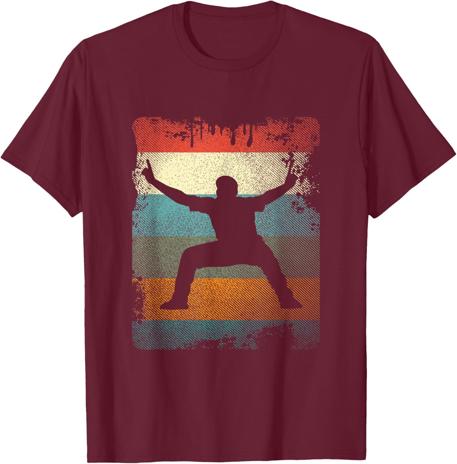Vintage Baseball Umpire Retro Baseball Fan Shirt Gift T-Shirt - T-Shirt | Maroon