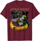 Star Wars Boba Fett Tatooine Flame Retro Poster T-Shirt - T-Shirt | Maroon