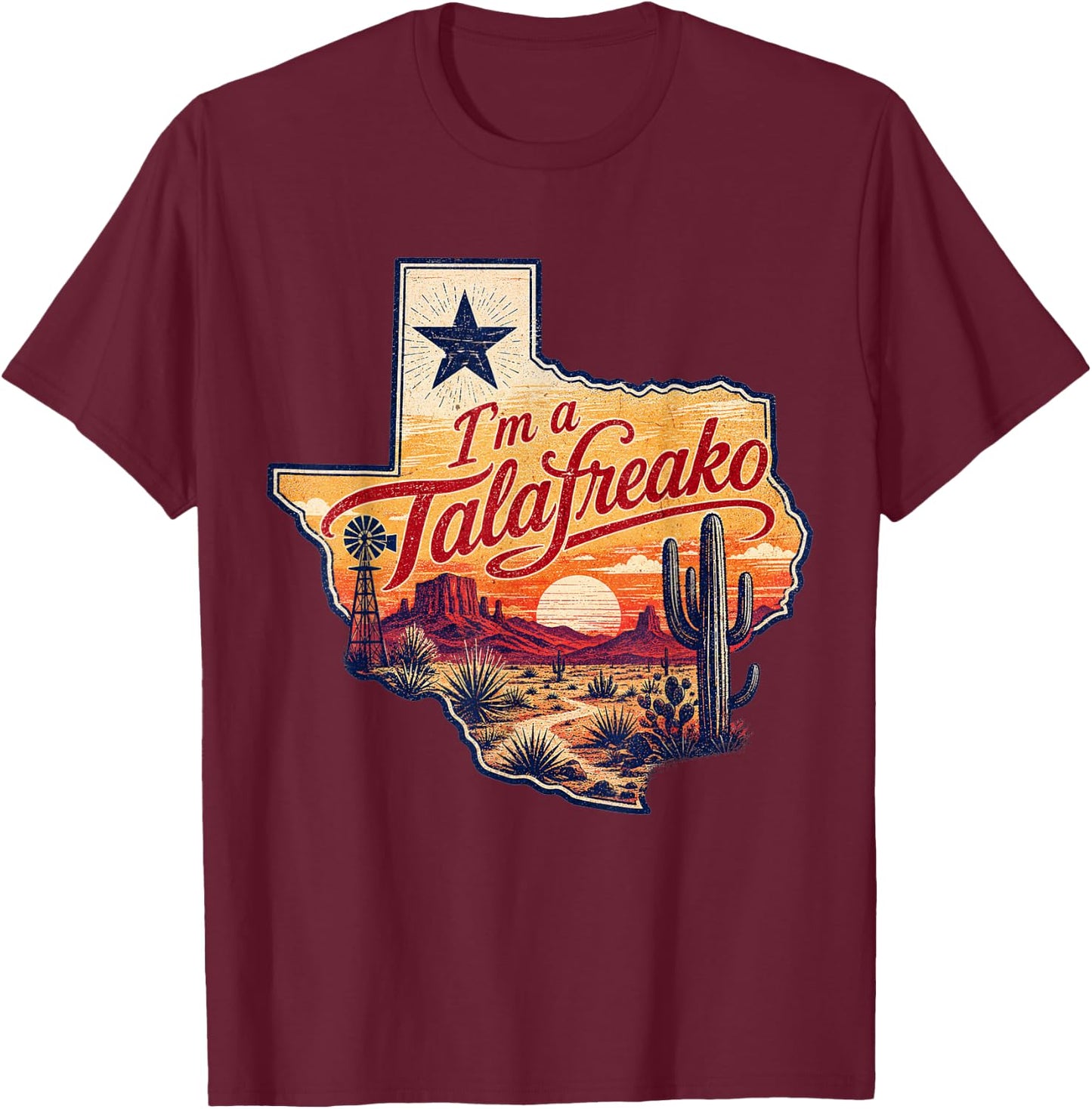 I'm A Talafreako James Talarico 2026 for US Senate Texas T-Shirt - T-Shirt | Maroon