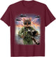 Cat Impersonate US Air Force F20 Raptor Pilot Women Kids T-Shirt - T-Shirt | Maroon