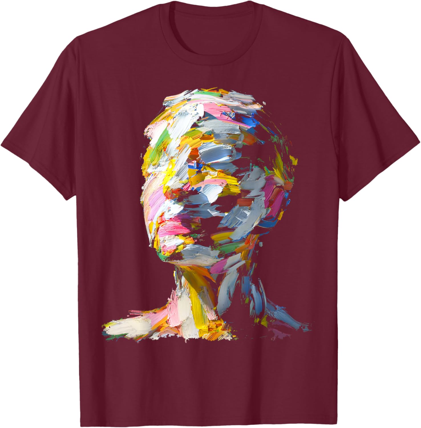 Graffiti Women's Top T-Shirt - T-Shirt | Maroon