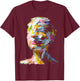 Graffiti Women's Top T-Shirt - T-Shirt | Maroon