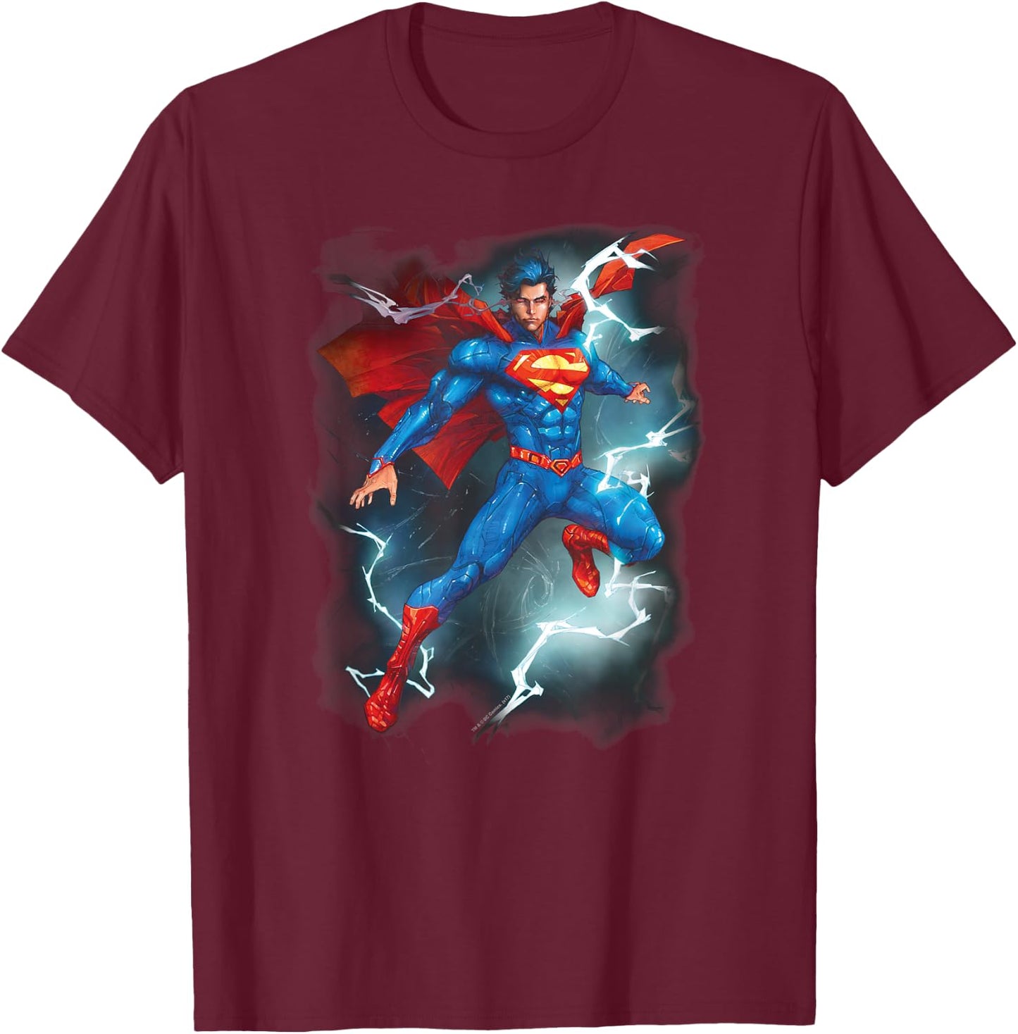Superman Annual #1 Cover T-Shirt - T-Shirt | Maroon