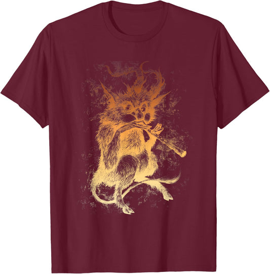 Vintage Fairy Tale Character Troll Old Tree Goblins Monster T-Shirt - T-Shirt | Maroon