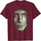 Harry Potter Snape Head T-Shirt - T-Shirt | Maroon