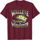 Walleye Whisperer Graphic Fishing Apparel Gift Fisherman T-Shirt - T-Shirt | Maroon