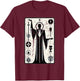 The Hierophant Tarot Card Clothing T-Shirt - T-Shirt | Maroon