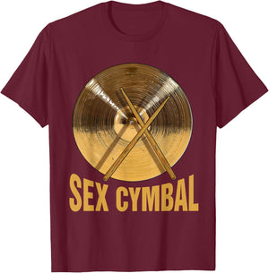 Sex Cymbal T-Shirt - T-Shirt | Maroon