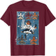 Hindu Shiva Yoga Meditation Mandala T-Shirt - T-Shirt | Maroon