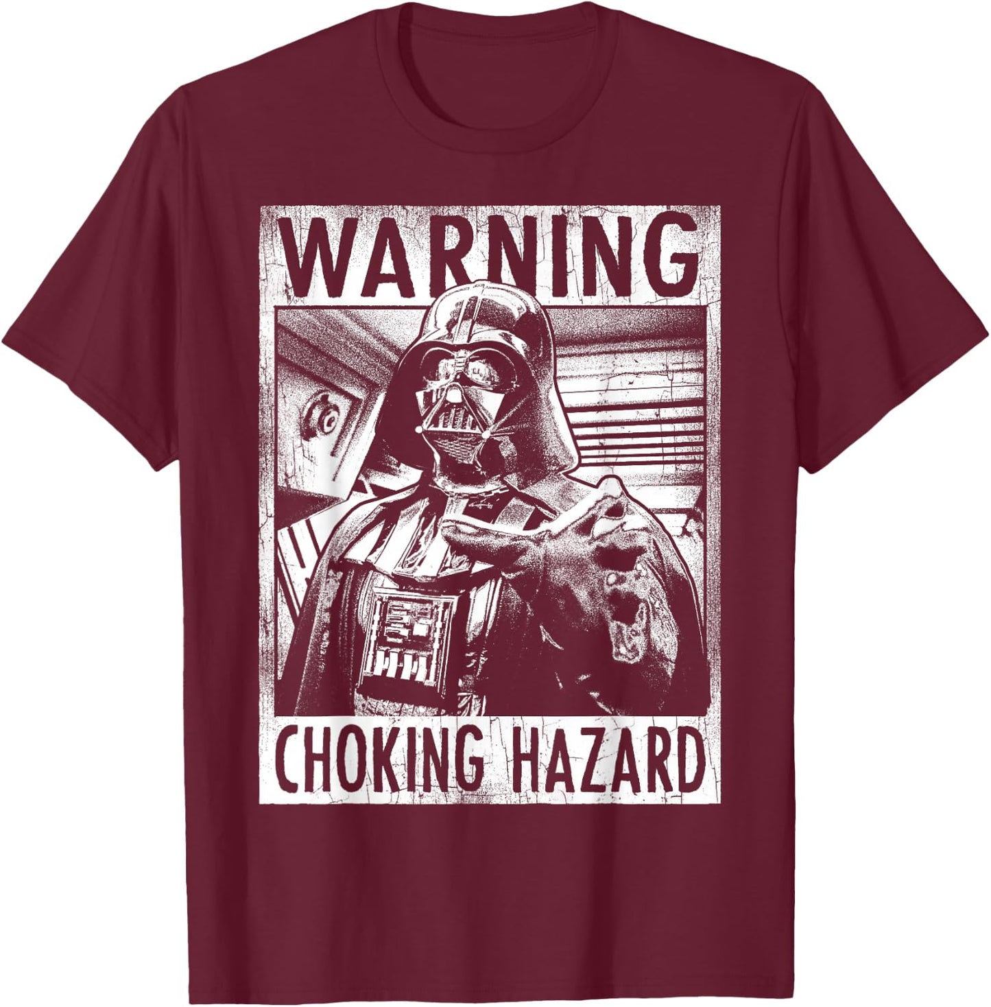 Star Wars Darth Vader Choking Hazard Vintage C1 T-Shirt - T-Shirt | Maroon