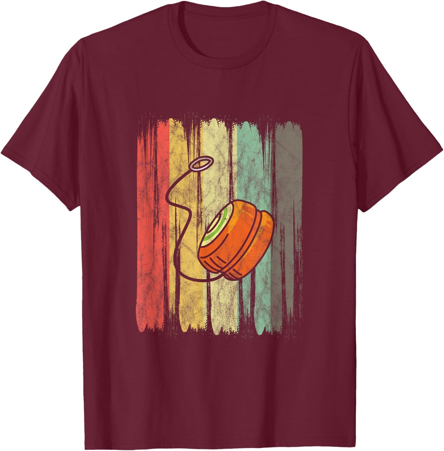 Vintage Yoyo Lover Yoyo Master T-Shirt - T-Shirt | Maroon