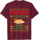 Pierogi Time - Polish Food Pierogi Lover Ugly Christmas T-Shirt - T-Shirt | Maroon