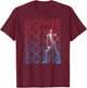 David Bowie - Rise and Fall T-Shirt - T-Shirt | Maroon