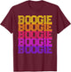 Retro Boogie T-Shirt - T-Shirt | Maroon