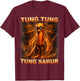 Tung Tung Tung Sahur is Calling Funny Italian Brainrot T-Shirt - T-Shirt | Maroon