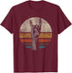Retro Rock On Hand Horns for Rock and Roll Music Lovers Small T-Shirt - T-Shirt | Maroon