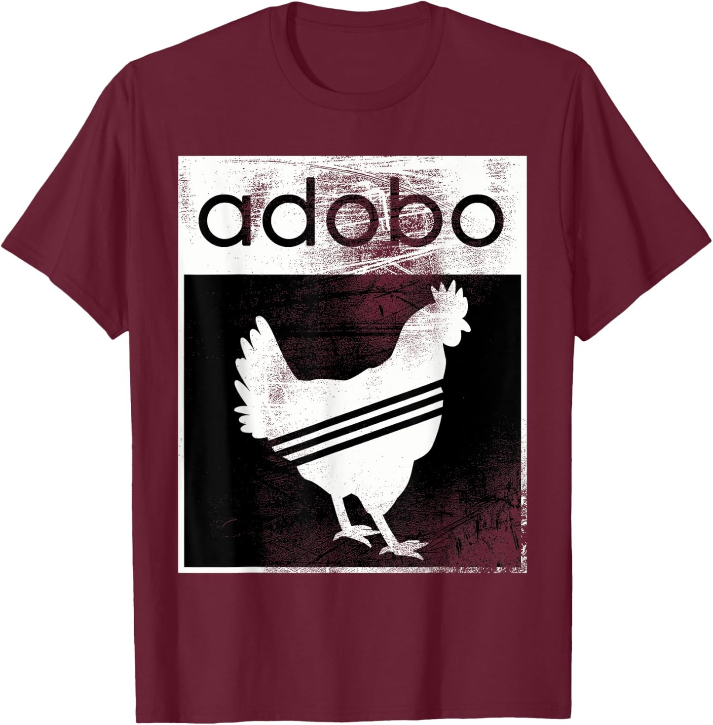 Chicken Adobo Shirt Funny Filipino Shirts Women Kids T-Shirt - T-Shirt | Maroon
