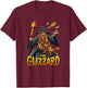 The Glizzard Hot Dog Wizard Funny Glizzy T-Shirt - T-Shirt | Maroon
